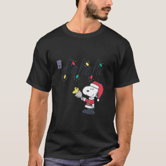 Peanuts Christmas Santa Snoopy Ho Ho Ho  T-Shirt