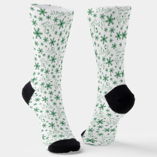 Peanuts   Christmas Snoopy Let It Snow Pattern Socks
