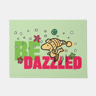 Peanuts   Christmas Woodstock Be Dazzled Doormat