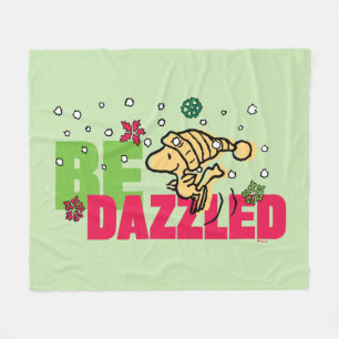 Peanuts   Christmas Woodstock Be Dazzled Fleece Blanket