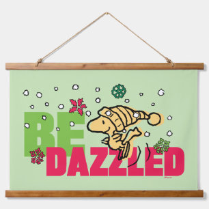 Peanuts   Christmas Woodstock Be Dazzled Hanging Tapestry