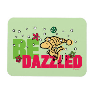 Peanuts   Christmas Woodstock Be Dazzled Magnet