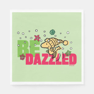 Peanuts   Christmas Woodstock Be Dazzled Napkin