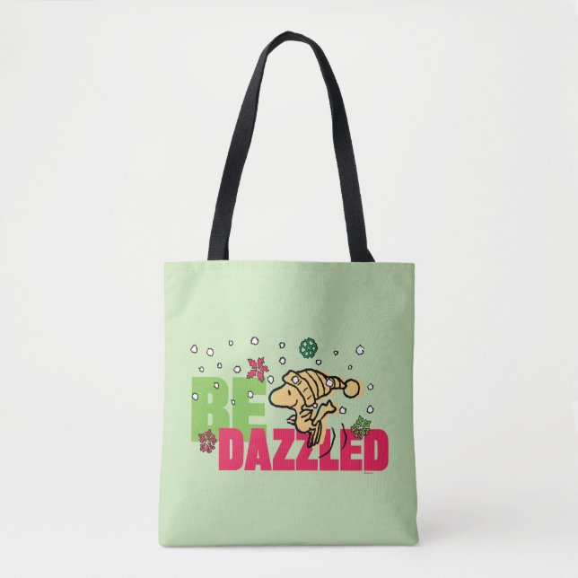 Peanuts | Christmas Woodstock Be Dazzled Tote Bag (Front)