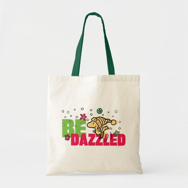 Peanuts | Christmas Woodstock Be Dazzled Tote Bag (Front)