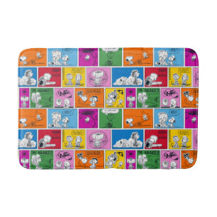 PEANUTS   Classic Comic Pattern Bath Mat