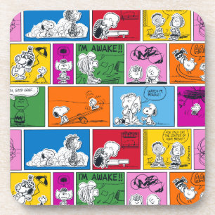 PEANUTS Classic Comic Pattern Coaster