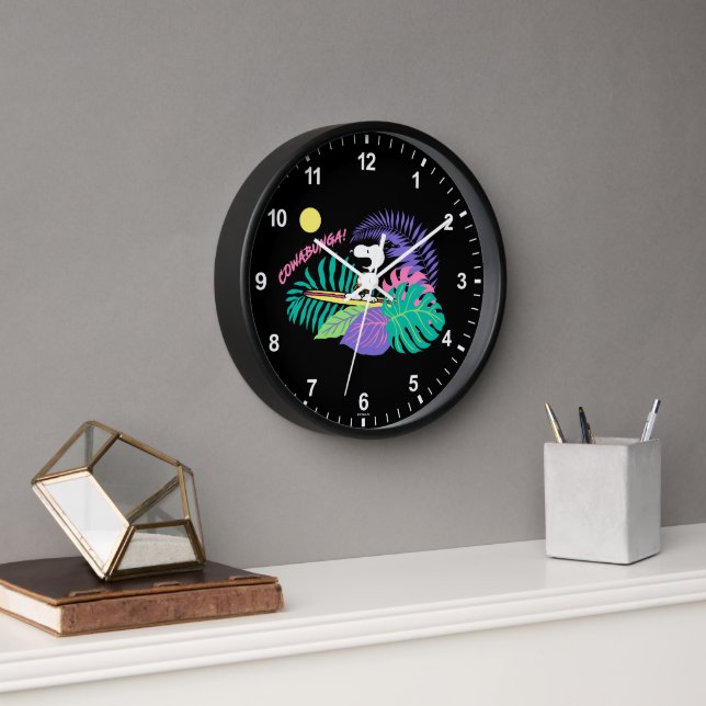 Peanuts | Cowabunga Snoopy Clock (Office)