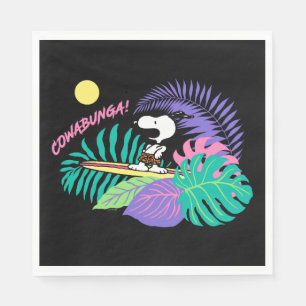 Peanuts Cowabunga Snoopy Napkin