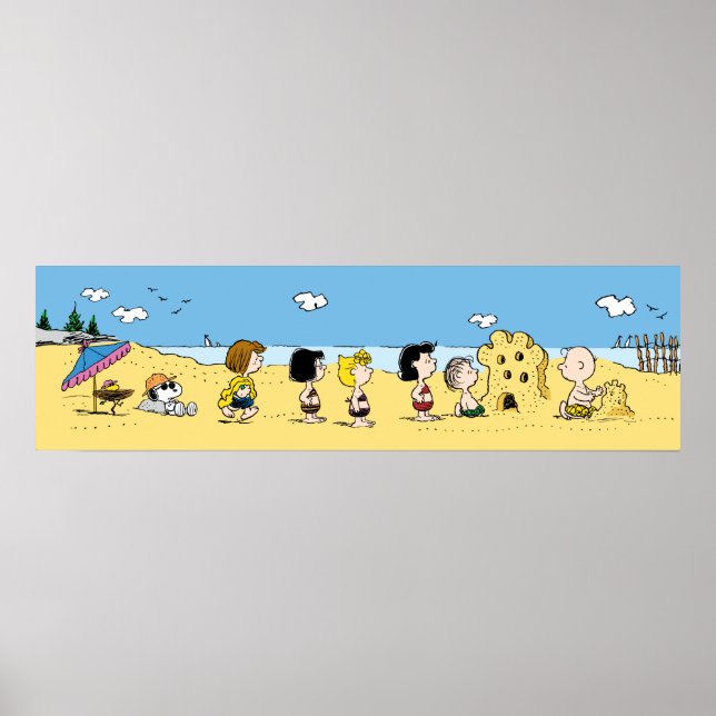 Peanuts | Day at the Beach Poster (Front)
