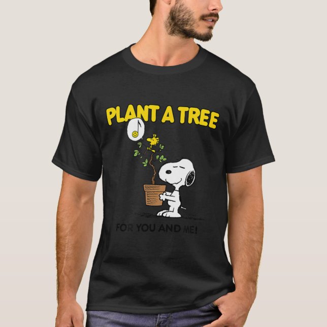 Peanuts - Earth Day Plant A Tree For You And Me _1 T-Shirt (Front)