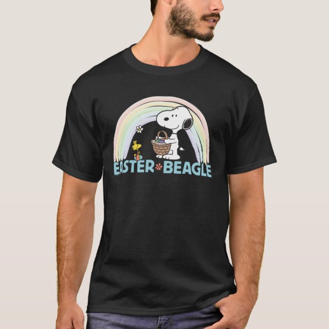 Peanuts Easter Beagle  T-Shirt (Front)