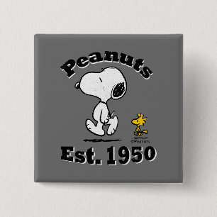 Peanuts Est. 1950 15 Cm Square Badge