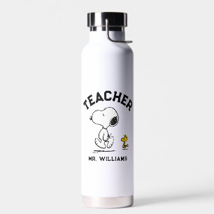 Peanuts Est. 1950   Snoopy & Woodstock Teacher Water Bottle