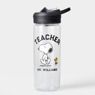 Peanuts Est. 1950   Snoopy & Woodstock Teacher Water Bottle