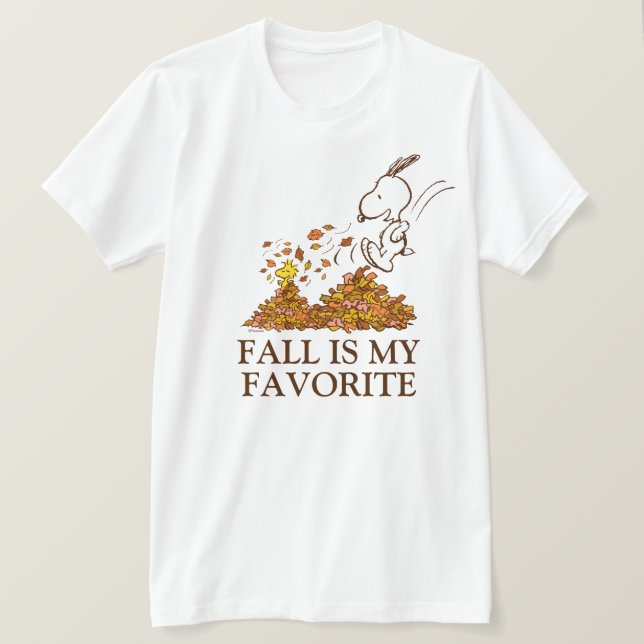 Peanuts | Fall Is My Favourite T-Shirt (Design Front)