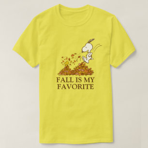 Peanuts Fall Is My Favourite T-Shirt