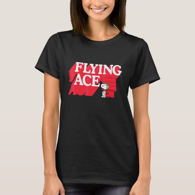 Peanuts Flying Ace T-Shirt (Front)