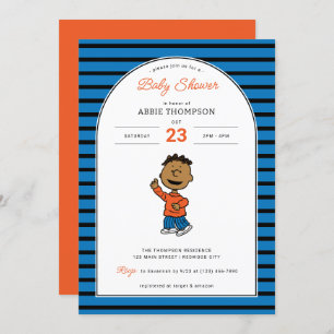 Peanuts   Franklin Baby Shower Invitation