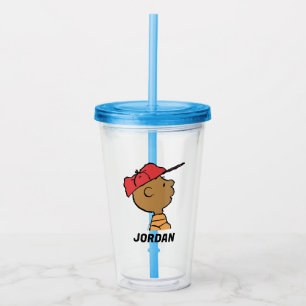 Peanuts   Franklin Baseball Cap Acrylic Tumbler