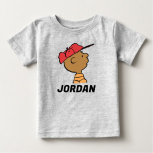 Peanuts   Franklin Baseball Cap Baby T-Shirt