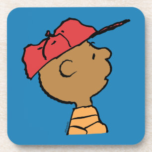 Peanuts   Franklin Baseball Cap Coaster
