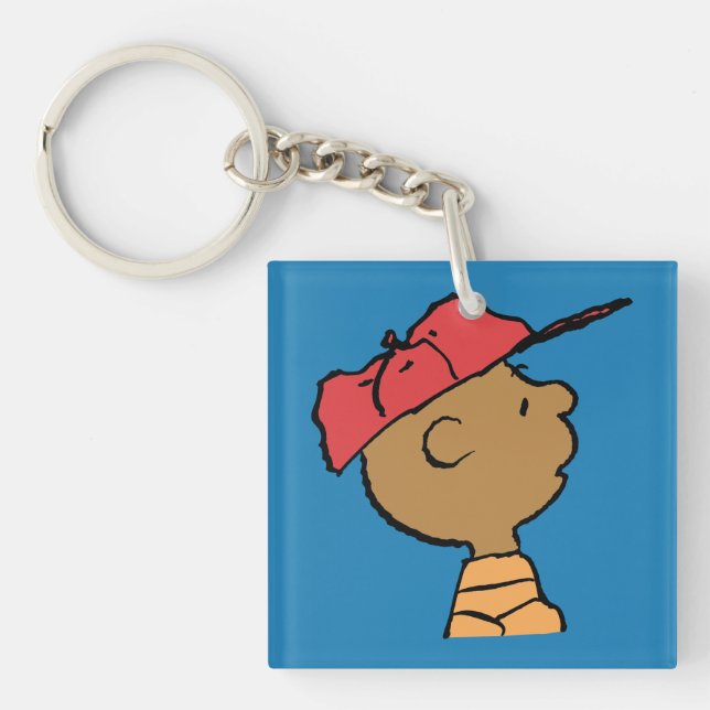 Peanuts | Franklin Baseball Cap Key Ring (Front)