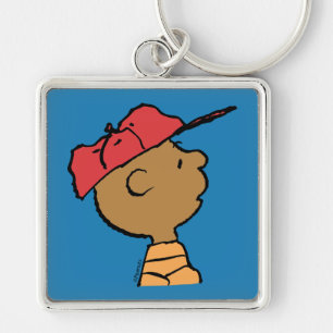 Peanuts   Franklin Baseball Cap Key Ring