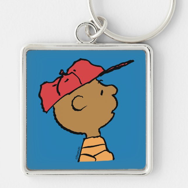 Peanuts | Franklin Baseball Cap Key Ring (Front)