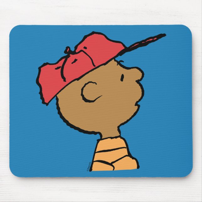 Peanuts | Franklin Baseball Cap Mouse Mat (Front)