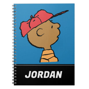 Peanuts   Franklin Baseball Cap Notebook