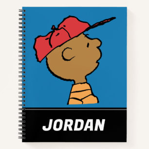 Peanuts   Franklin Baseball Cap Notebook
