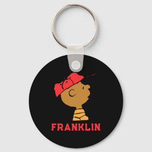Peanuts Franklin Baseball Cap T Shirt Key Ring