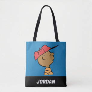 Peanuts   Franklin Baseball Cap Tote Bag