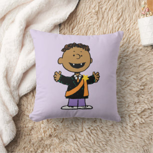 Peanuts Franklin Halloween Vampire Cushion