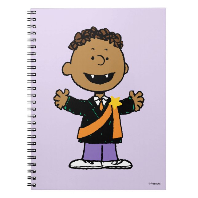 Peanuts | Franklin Halloween Vampire Notebook (Front)
