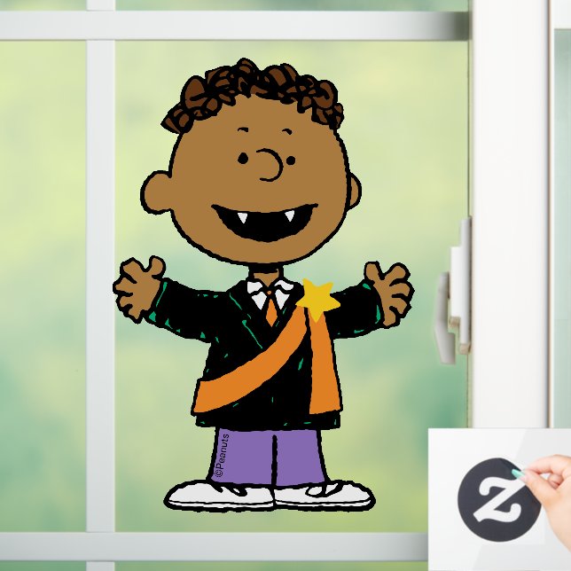 Peanuts | Franklin Halloween Vampire Window Cling (Home)