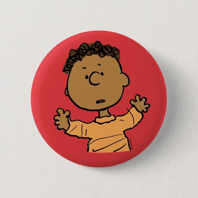 Peanuts | Franklin Look 6 Cm Round Badge (Front)