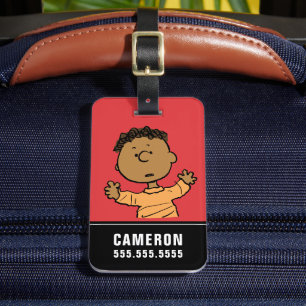 Peanuts   Franklin Look Luggage Tag