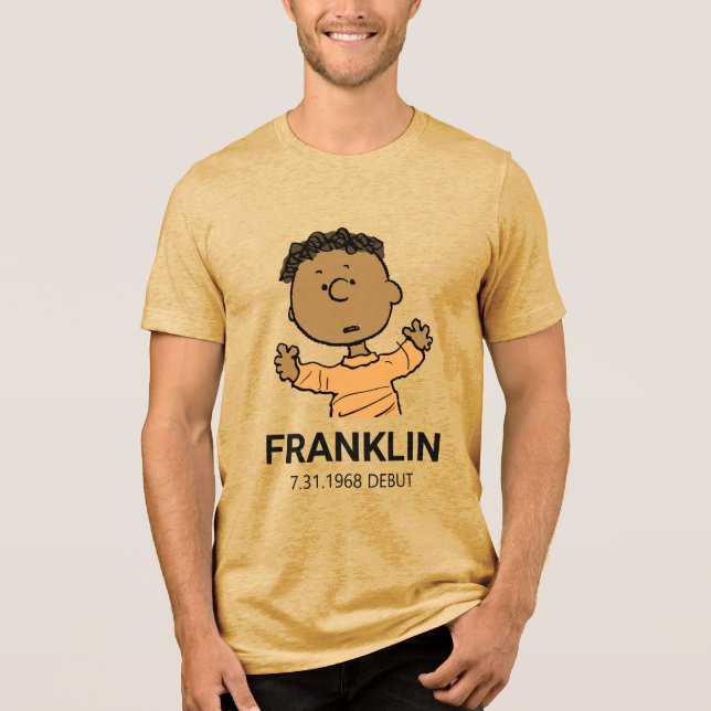Peanuts | Franklin Look Tri-Blend Shirt (Front)