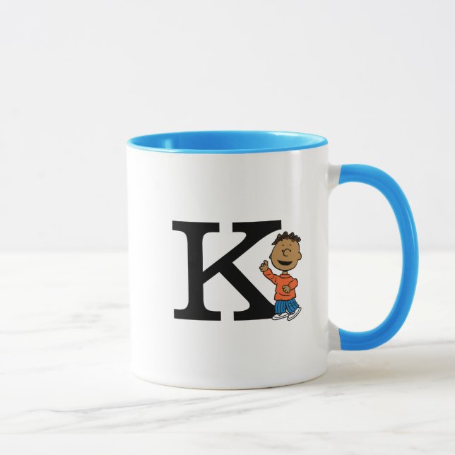 Peanuts | Franklin Monogram K Mug (Right)