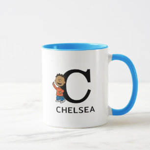 Peanuts Franklin Name & Monogram C Mug