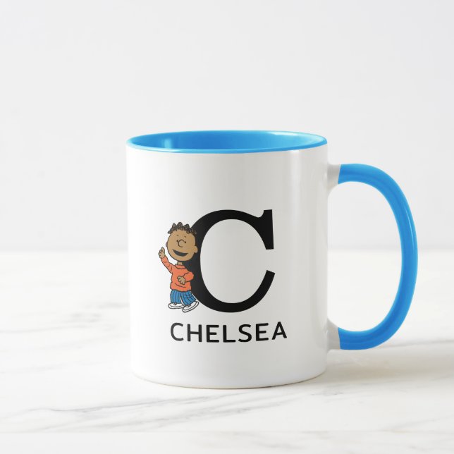 Peanuts | Franklin Name & Monogram C Mug (Right)