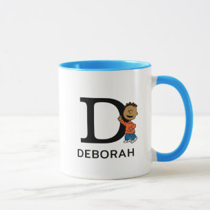 Peanuts   Franklin Name & Monogram D Mug