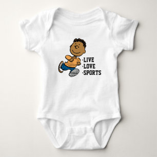Peanuts   Franklin Running Baby Bodysuit