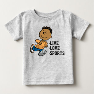 Peanuts   Franklin Running Baby T-Shirt