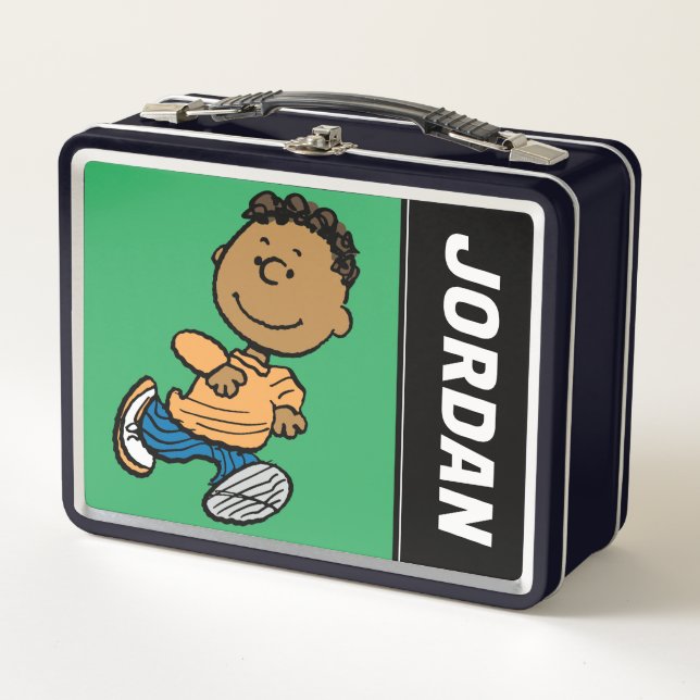 Peanuts | Franklin Running Metal Lunch Box (Front)