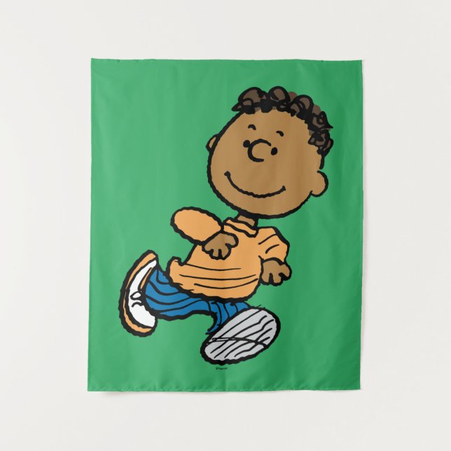 Peanuts | Franklin Running Tapestry (Front)