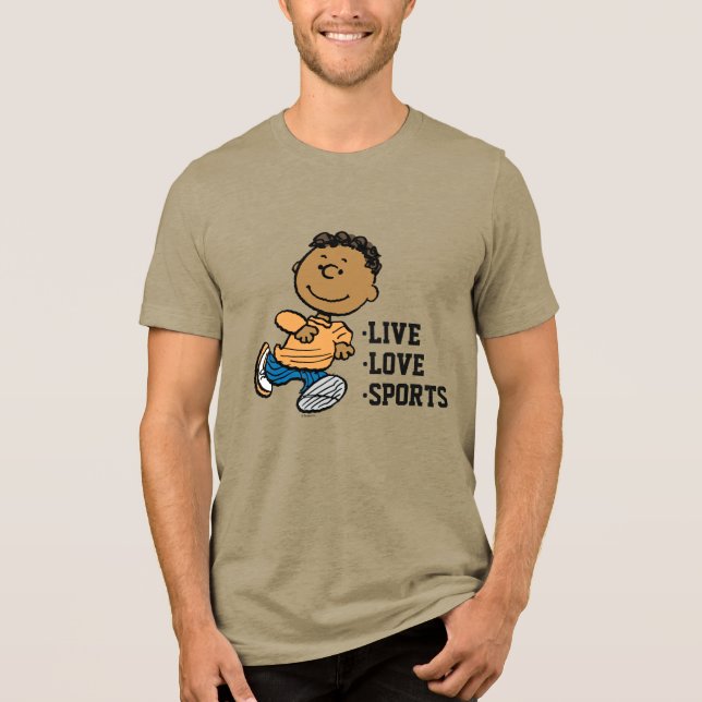 Peanuts | Franklin Running Tri-Blend Shirt (Front)