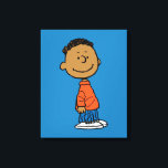 Peanuts | Franklin Smile Canvas Print<br><div class="desc">Check out this cute Peanuts design featuring Franklin.</div>